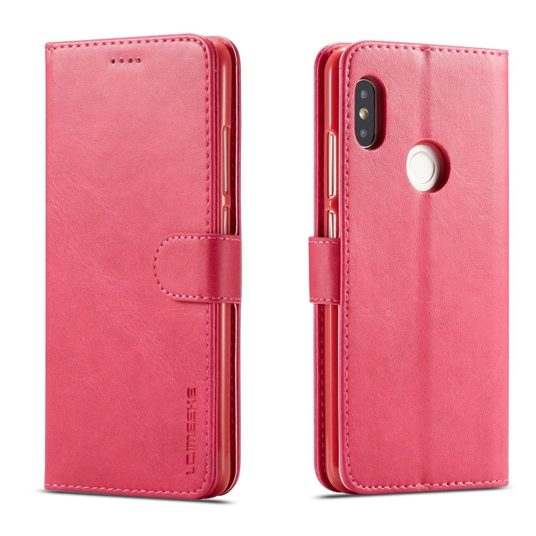 LC.IMEEKE For Xiaomi Redmi Note 6 Pro / Note6 Calf Texture Horizontal Flip Leather Case, with Holder & Card Slots & Wallet