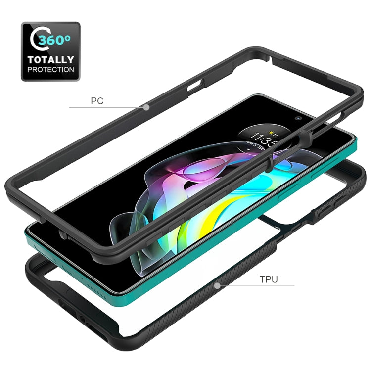 For Motorola Edge 20 Starry Sky Solid Color Series Shockproof PC + TPU Protective Case