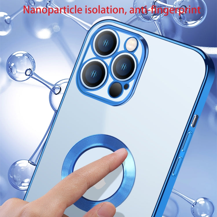 For iPhone 11 9D Electroplated Edge Metal Ring Clear PC + TPU Shockproof Case