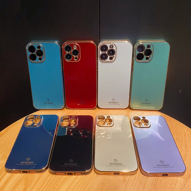 For iPhone 13 mini Electroplating Metal Frame Precise Hole TPU Protective Case