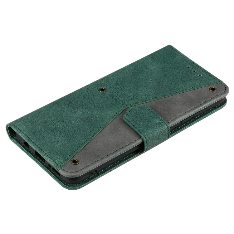 For Xiaomi Mi 11T Stitching Calf Texture Horizontal Flip Leather Case with Holder & Card Slots & Wallet