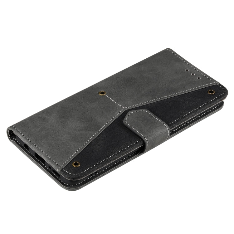For Xiaomi Mi 11T Stitching Calf Texture Horizontal Flip Leather Case with Holder & Card Slots & Wallet