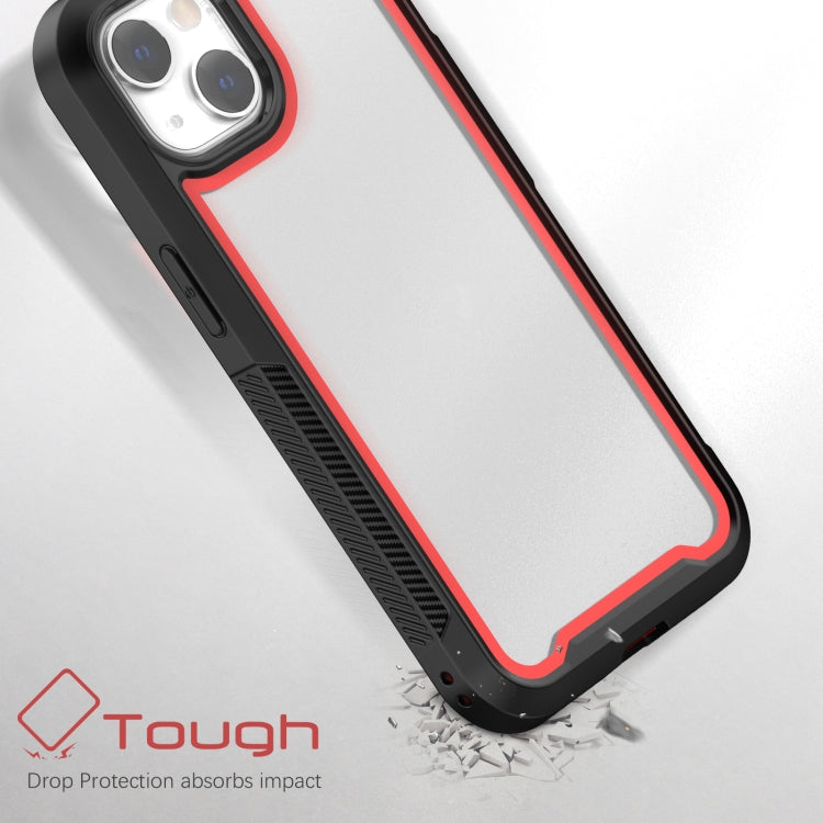 For iPhone 13 Colorful Border TPU + PC Full Coverage Protective Case