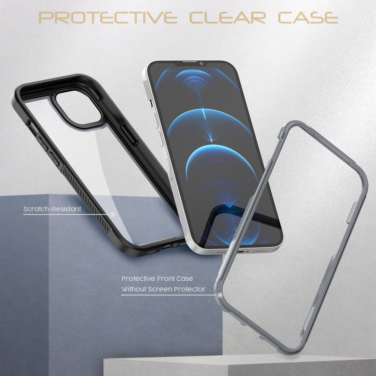 For iPhone 13 Colorful Border TPU + PC Full Coverage Protective Case
