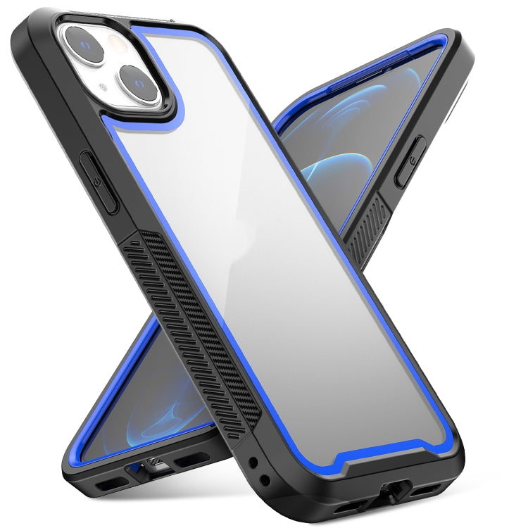 For iPhone 13 Colorful Border TPU + PC Full Coverage Protective Case