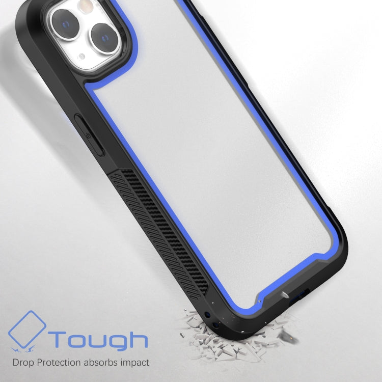 For iPhone 13 Colorful Border TPU + PC Full Coverage Protective Case