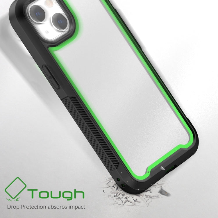 For iPhone 13 Colorful Border TPU + PC Full Coverage Protective Case