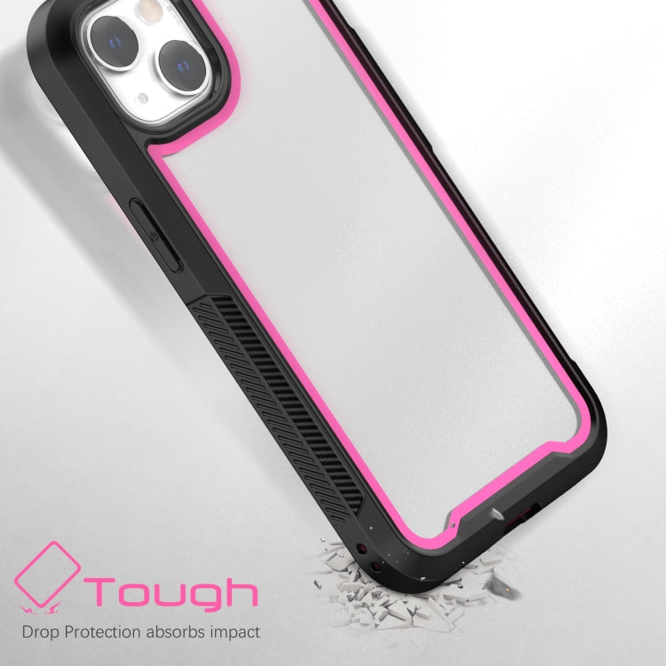 For iPhone 13 Colorful Border TPU + PC Full Coverage Protective Case