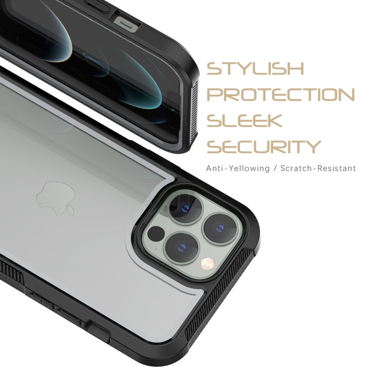 For iPhone 13 Pro Colorful Border TPU + PC Full Coverage Protective Case