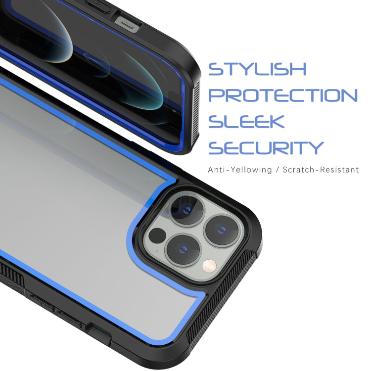 For iPhone 13 Pro Colorful Border TPU + PC Full Coverage Protective Case
