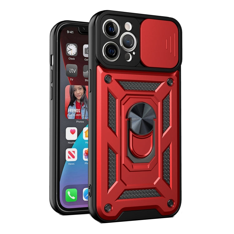 For iPhone 13 mini Sliding Camera Cover Design Precise Hole TPU+PC Protective Case