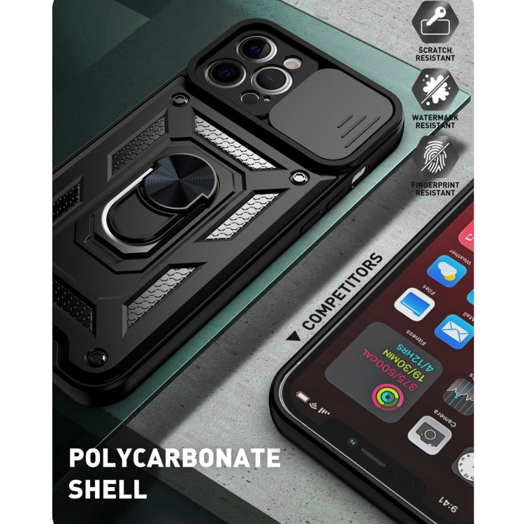 For iPhone 13 mini Sliding Camera Cover Design Precise Hole TPU+PC Protective Case