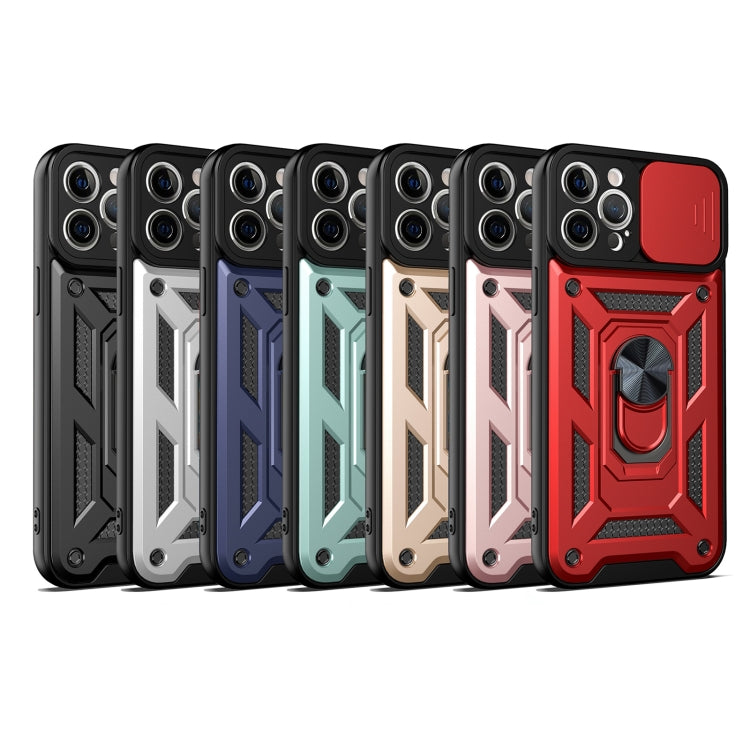 For iPhone 13 Sliding Camera Cover Design Precise Hole TPU+PC Protective Case