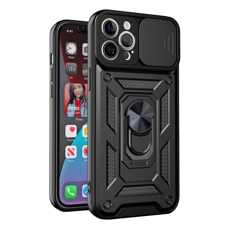 For iPhone 13 Pro Sliding Camera Cover Design Precise Hole TPU+PC Protective Case
