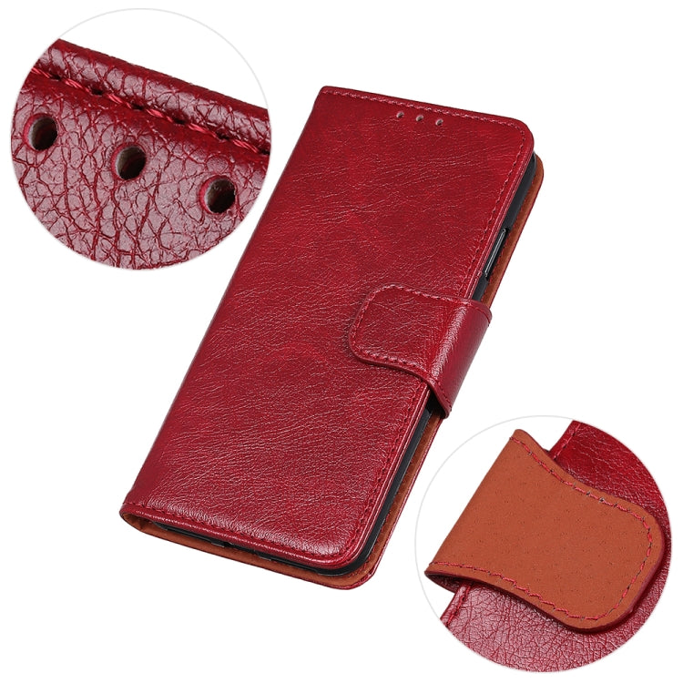 For Samsung Galaxy A03s 164mm Nappa Texture Horizontal Flip Leather Case with Holder & Card Slots & Wallet