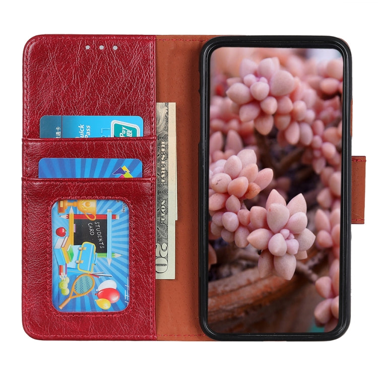 For Samsung Galaxy A03s 164mm Nappa Texture Horizontal Flip Leather Case with Holder & Card Slots & Wallet