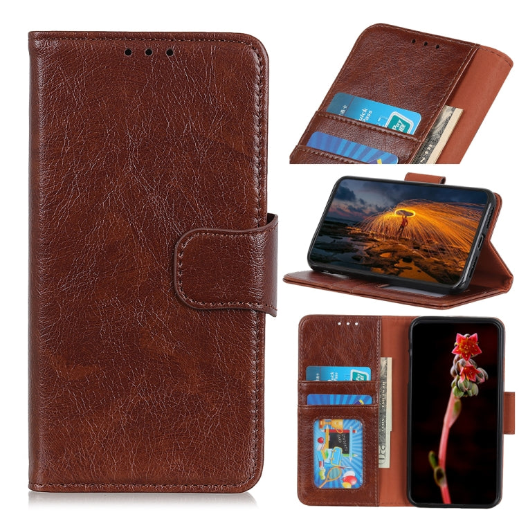 For Samsung Galaxy A03s 164mm Nappa Texture Horizontal Flip Leather Case with Holder & Card Slots & Wallet