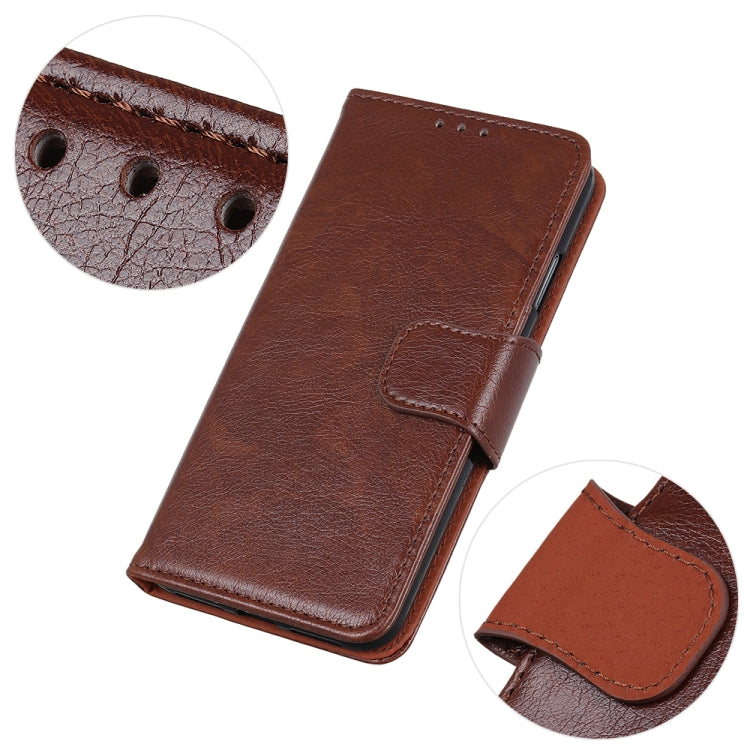 For Samsung Galaxy A03s 164mm Nappa Texture Horizontal Flip Leather Case with Holder & Card Slots & Wallet