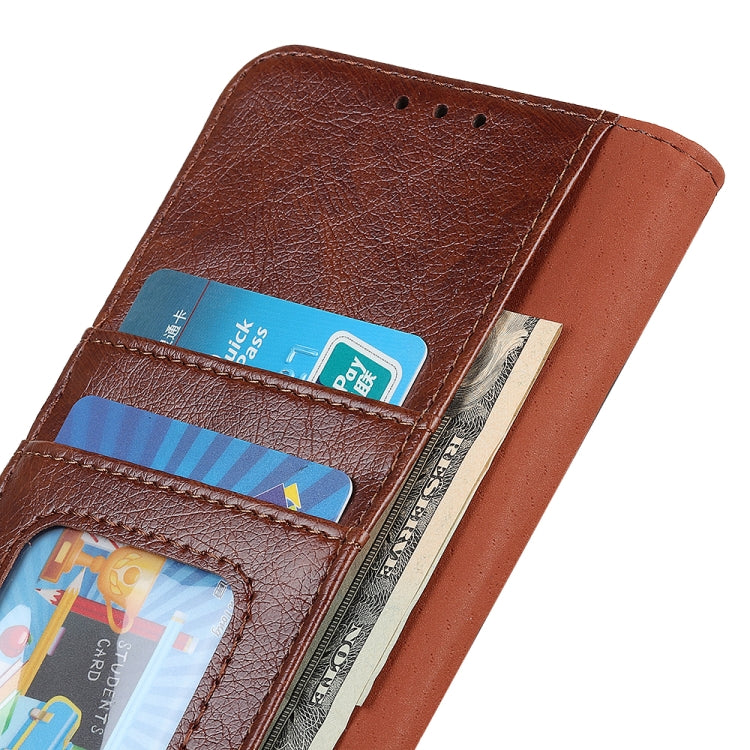 For Samsung Galaxy A03s 164mm Nappa Texture Horizontal Flip Leather Case with Holder & Card Slots & Wallet