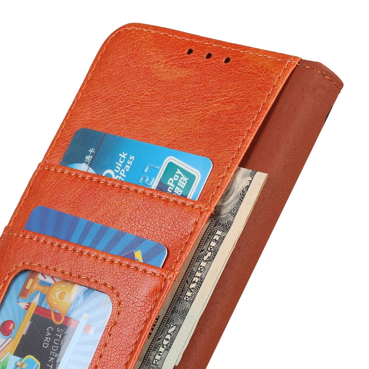 For Samsung Galaxy A03s 164mm Nappa Texture Horizontal Flip Leather Case with Holder & Card Slots & Wallet