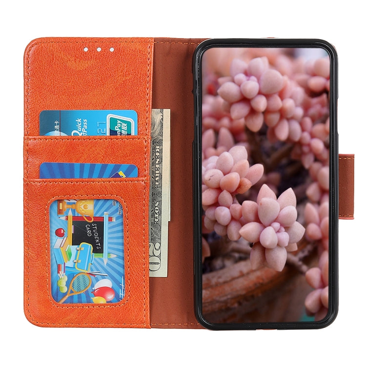 For Samsung Galaxy A03s 164mm Nappa Texture Horizontal Flip Leather Case with Holder & Card Slots & Wallet