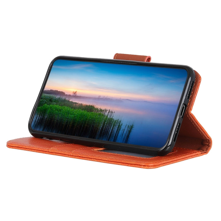For Samsung Galaxy A03s 164mm Nappa Texture Horizontal Flip Leather Case with Holder & Card Slots & Wallet