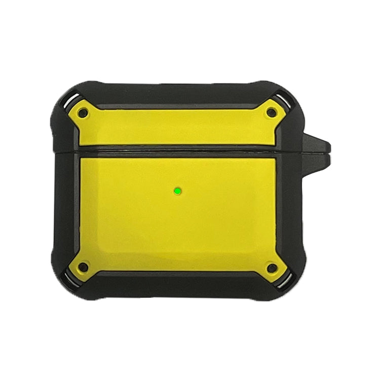 Bumblebee Frosted Oil Spray TPU+PC Earphone Protective Case with Hook for AirPods 3