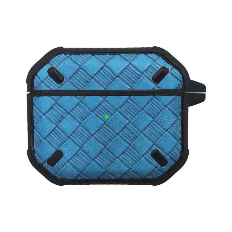 Armor Weave Texture Earphone Protective Case with Hook for AirPods 3