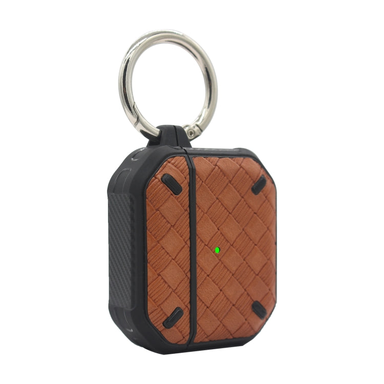 Armor Weave Texture Earphone Protective Case with Hook for AirPods 3