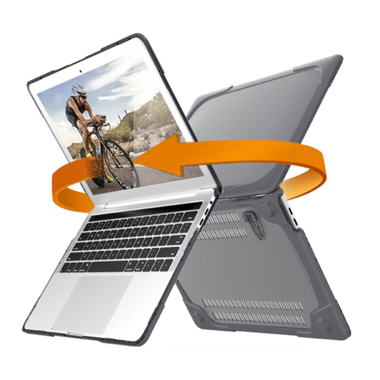 For MacBook Pro 13.3 inch with Touch Bar (A2159 / A1989) TPU + PC Two Color Laptop Protective Case