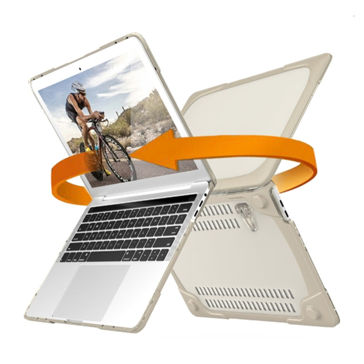 For MacBook Pro 13.3 inch with Touch Bar (A2159 / A1989) TPU + PC Two Color Laptop Protective Case