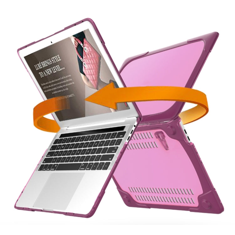 For MacBook Pro 13.3 inch with Touch Bar (A2159 / A1989) TPU + PC Two Color Laptop Protective Case