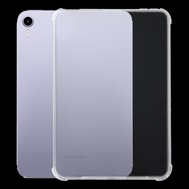 For iPad mini 6 3mm Four-corner Shockproof Transparent TPU Tablet Case