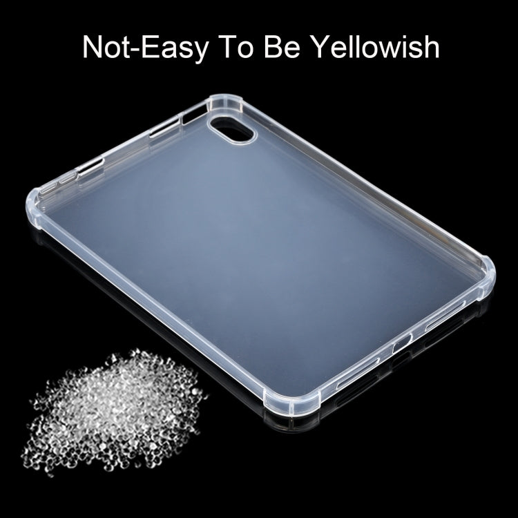 For iPad mini 6 3mm Four-corner Shockproof Transparent TPU Tablet Case