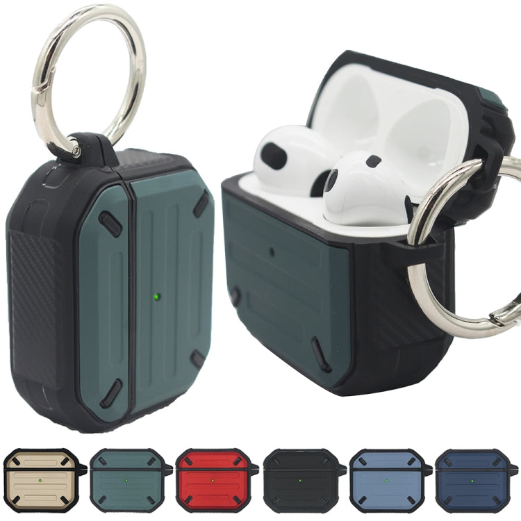Sword Armor Earphone Protective Case with Hook for AirPods 3