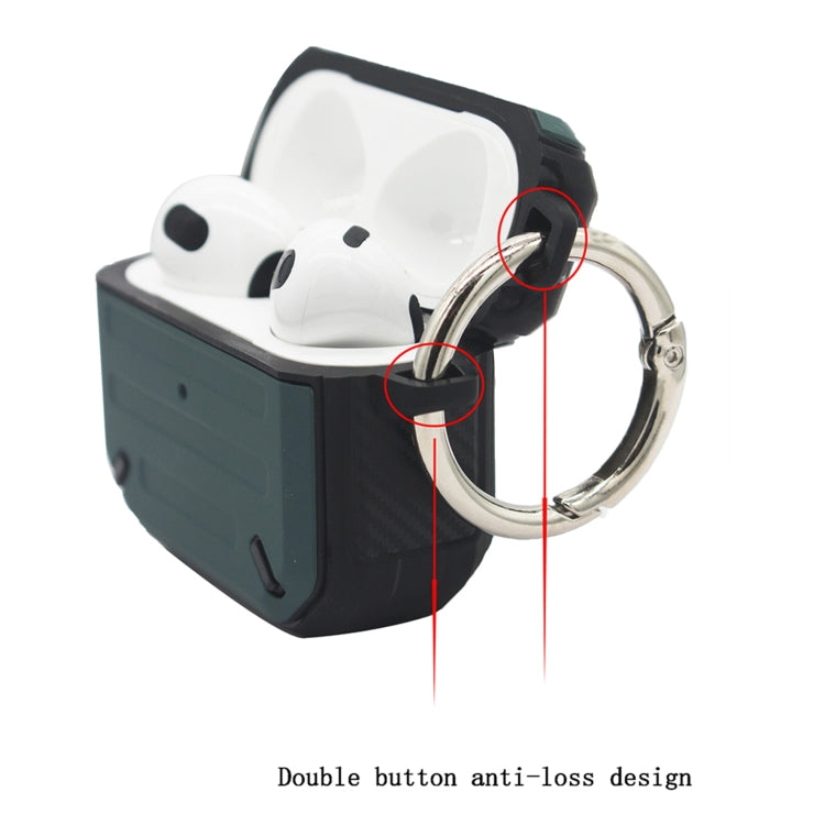 Sword Armor Earphone Protective Case with Hook for AirPods 3