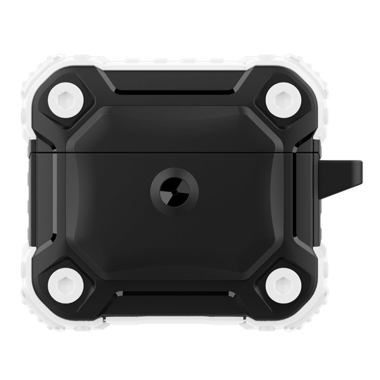 King Chariot Series Two-color TPU Tri-proof Earphone Protective Case with Hook for AirPods 3