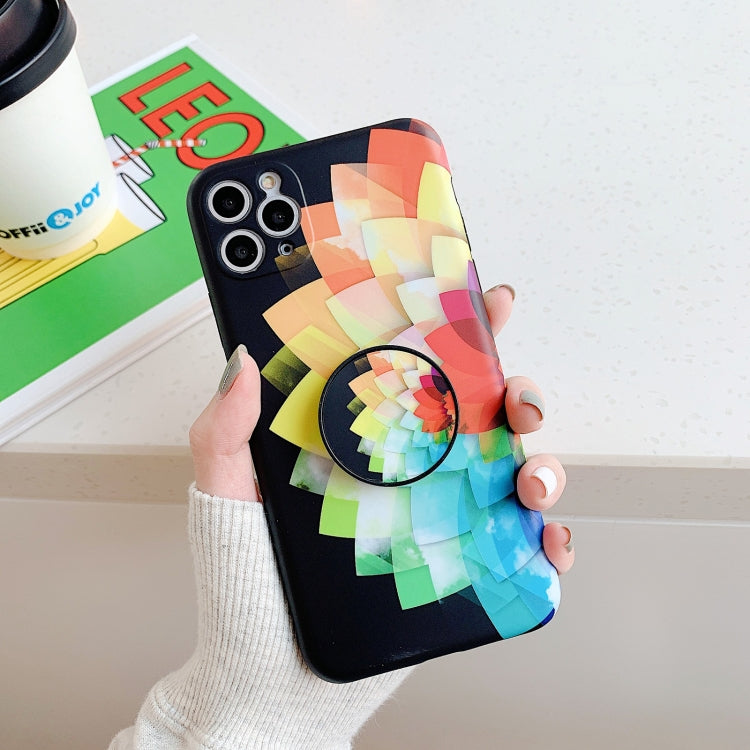 For iPhone 13 Bright Series Precision Hole Shockproof Protective Case with Holder