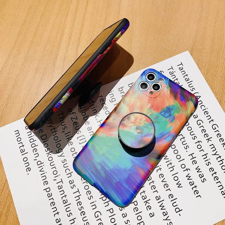 For iPhone 13 Bright Series Precision Hole Shockproof Protective Case with Holder