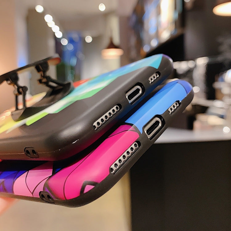 For iPhone 13 Bright Series Precision Hole Shockproof Protective Case with Holder