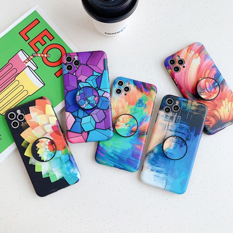 For iPhone 13 Pro Bright Series Precision Hole Shockproof Protective Case with Holder