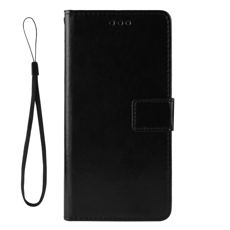 For Samsung Galaxy A03s 166mm Crazy Horse Texture Horizontal Flip Leather Case with Holder & Card Slots & Lanyard