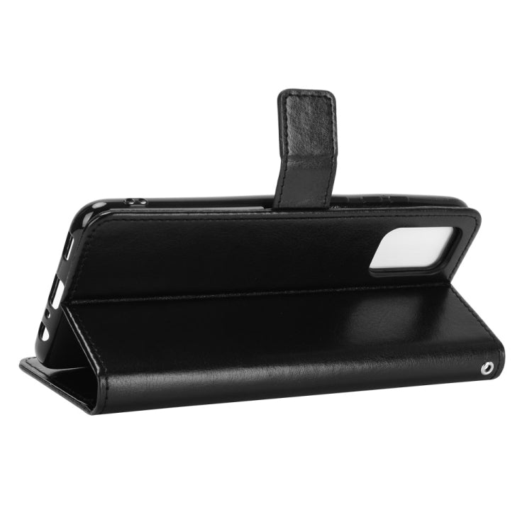 For Samsung Galaxy A03s 166mm Crazy Horse Texture Horizontal Flip Leather Case with Holder & Card Slots & Lanyard