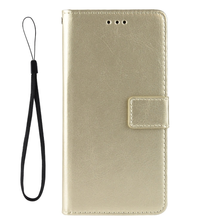 For Samsung Galaxy A03s 166mm Crazy Horse Texture Horizontal Flip Leather Case with Holder & Card Slots & Lanyard
