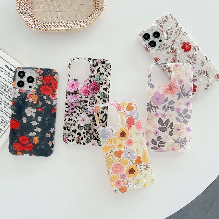 For iPhone 13 Painted Pattern Shockproof TPU Protective Case