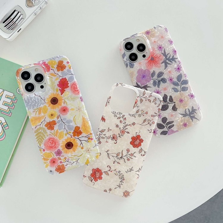 For iPhone 13 Pro Painted Pattern Shockproof TPU Protective Case