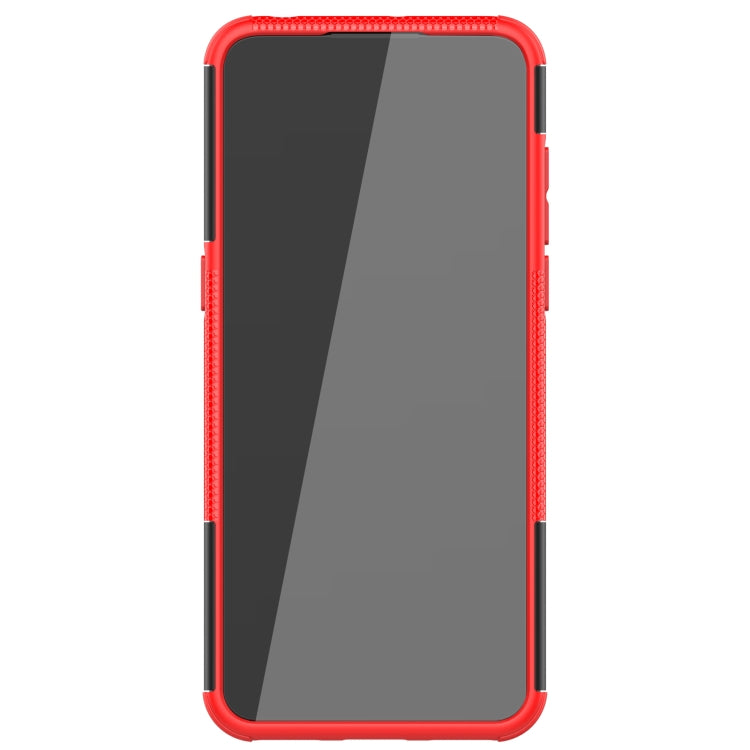 For Alcatel 3L (2021) Tire Texture Shockproof TPU+PC Protective Case with Holder