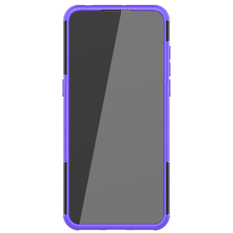 For Alcatel 3L (2021) Tire Texture Shockproof TPU+PC Protective Case with Holder