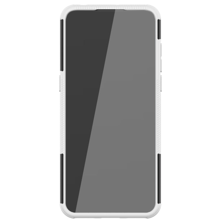 For Alcatel 3L (2021) Tire Texture Shockproof TPU+PC Protective Case with Holder