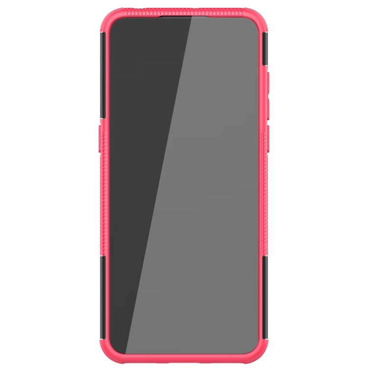 For Alcatel 3L (2021) Tire Texture Shockproof TPU+PC Protective Case with Holder